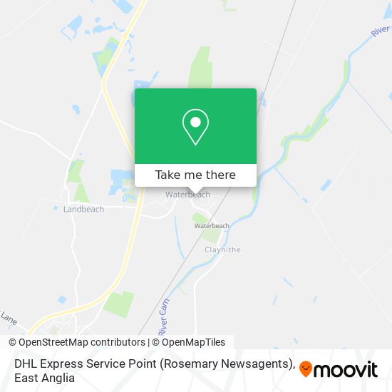 DHL Express Service Point (Rosemary Newsagents) map