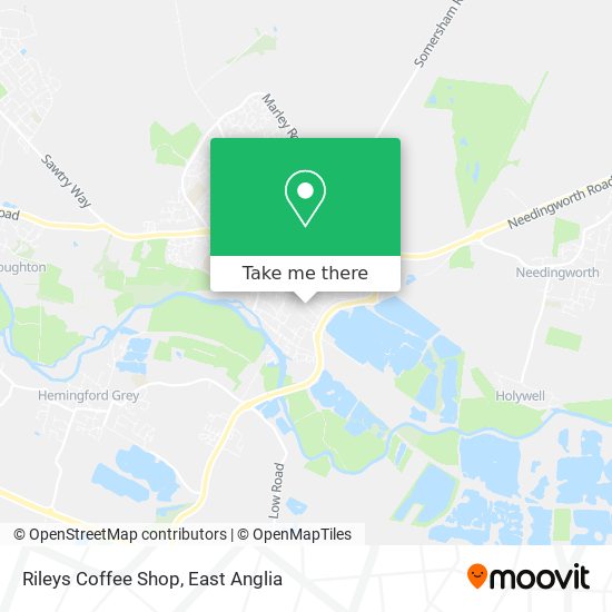 Rileys Coffee Shop map