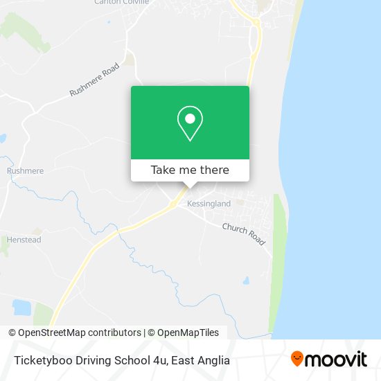 Ticketyboo Driving School 4u map