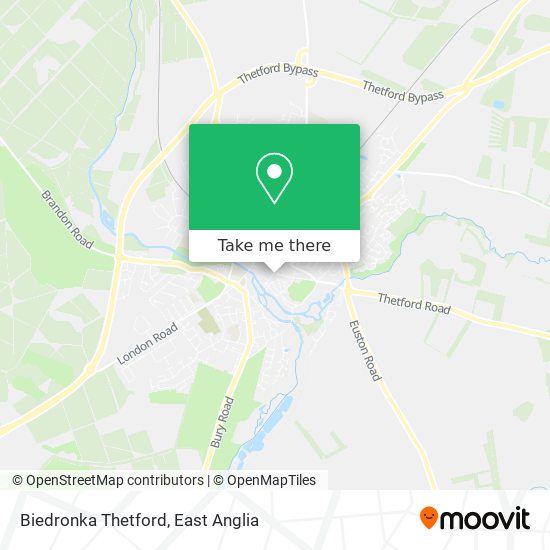 Biedronka Thetford map