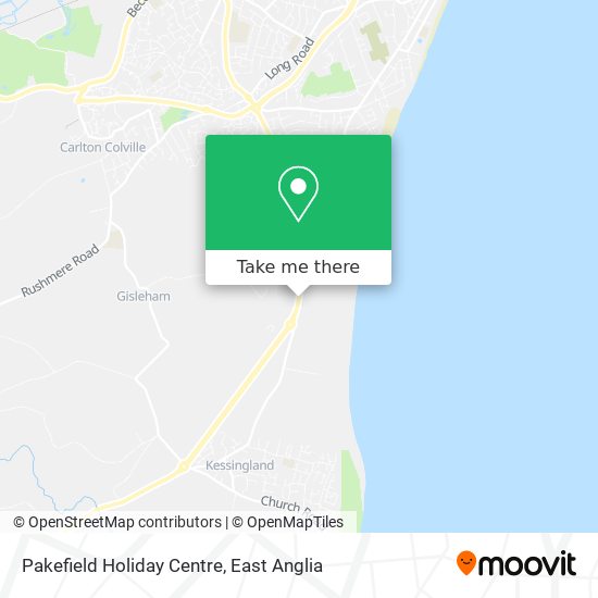 Pakefield Holiday Centre map