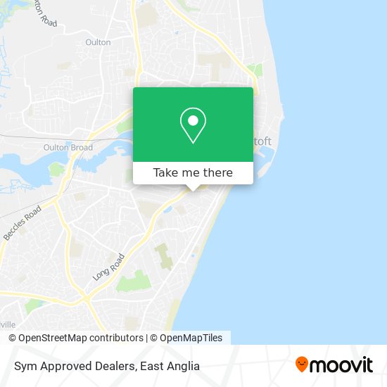 Sym Approved Dealers map