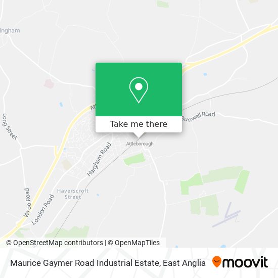 Maurice Gaymer Road Industrial Estate map