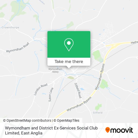 Wymondham and District Ex-Services Social Club Limited map