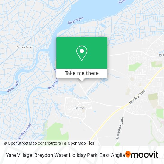 Yare Village, Breydon Water Holiday Park map