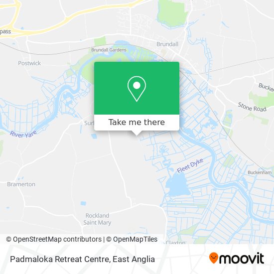 Padmaloka Retreat Centre map
