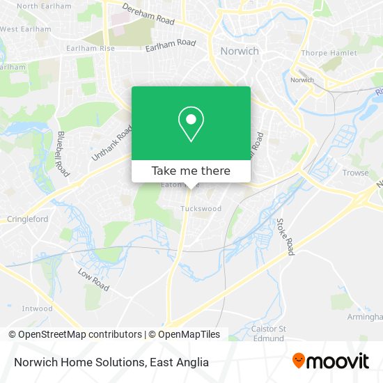 Norwich Home Solutions map