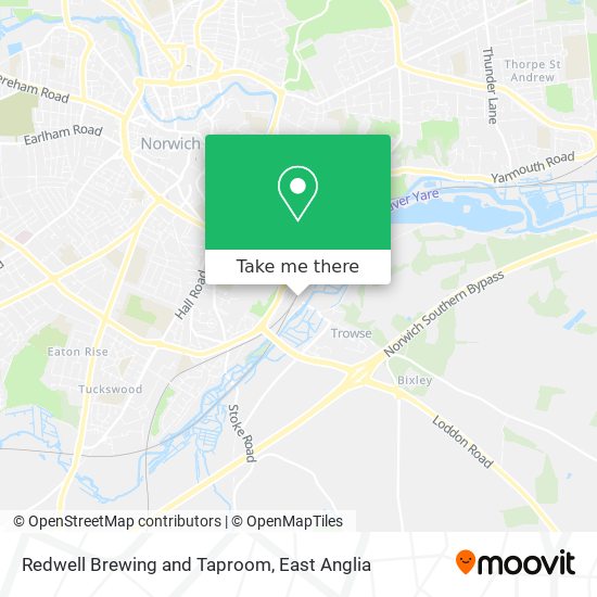 Redwell Brewing and Taproom map