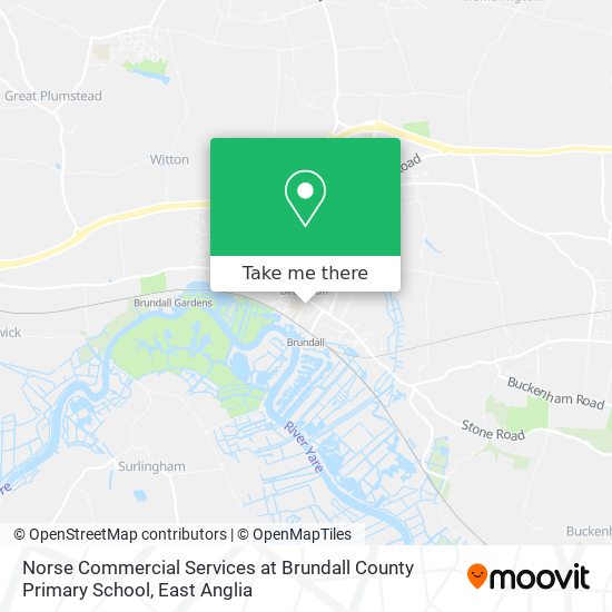 Norse Commercial Services at Brundall County Primary School map
