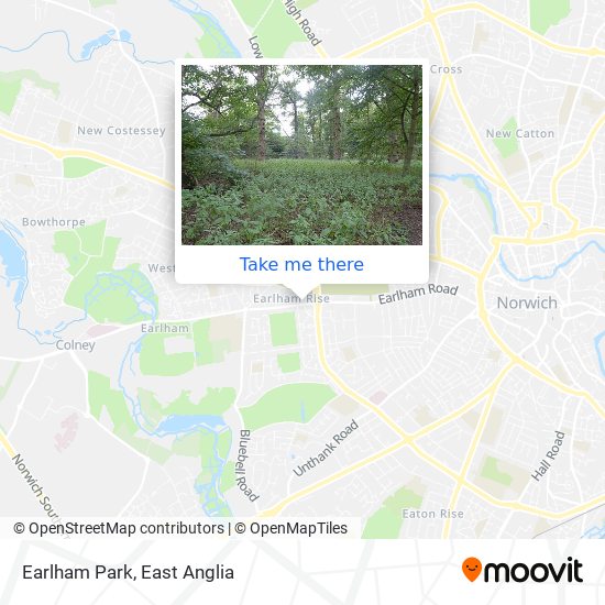 Earlham Park map