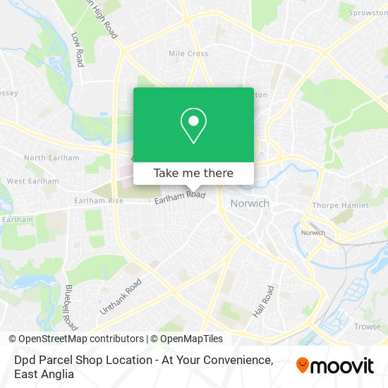 Dpd Parcel Shop Location - At Your Convenience map