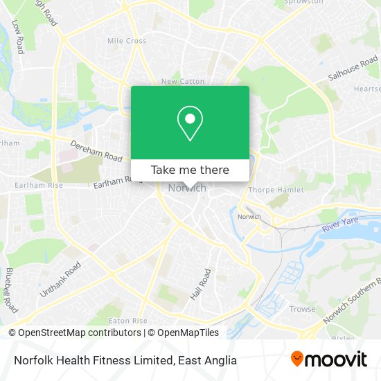 Norfolk Health Fitness Limited map