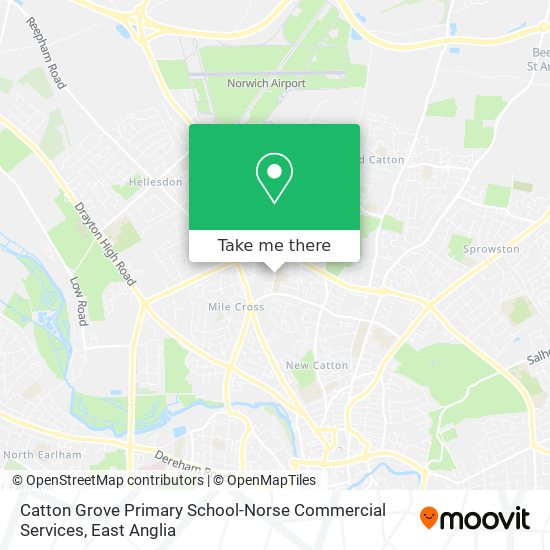 Catton Grove Primary School-Norse Commercial Services map