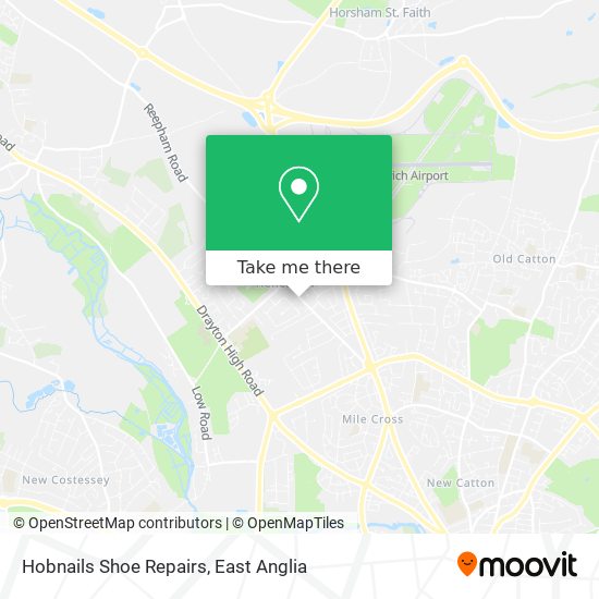 Hobnails Shoe Repairs map