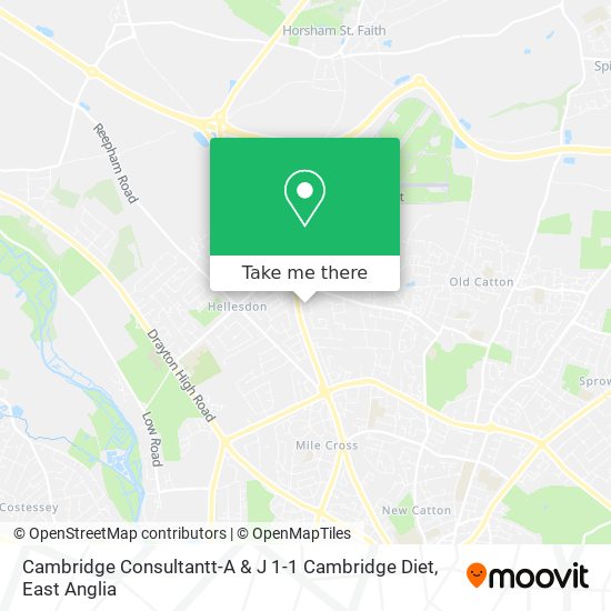 Cambridge Consultantt-A & J 1-1 Cambridge Diet map