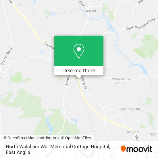 North Walsham War Memorial Cottage Hospital map