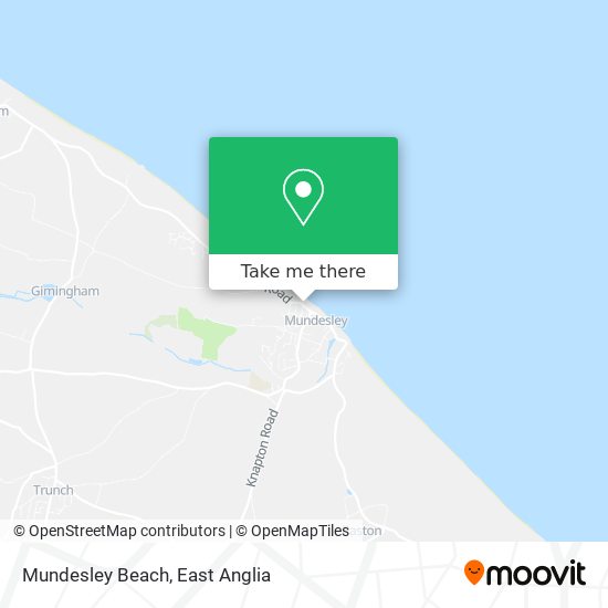 Mundesley Beach map