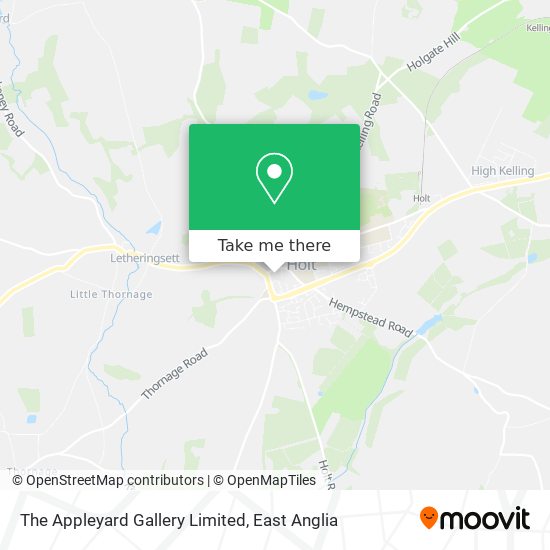 The Appleyard Gallery Limited map