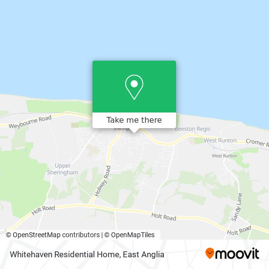 Whitehaven Residential Home map