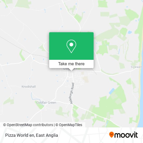 Pizza World en map