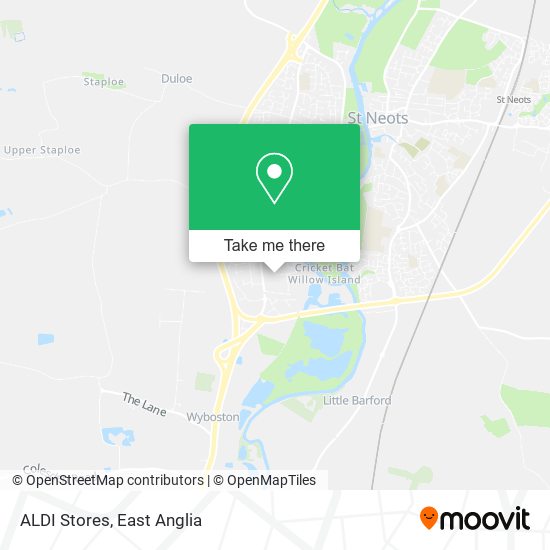 ALDI Stores map