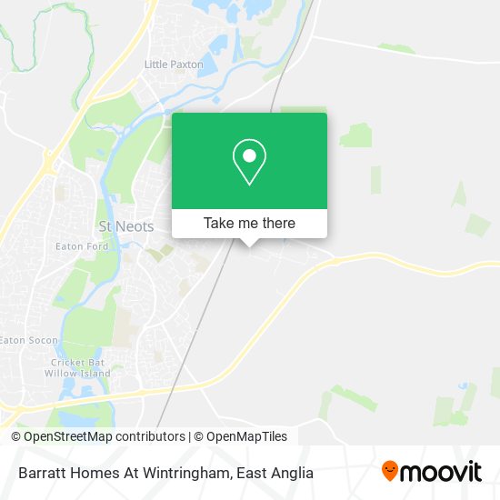 Barratt Homes At Wintringham map