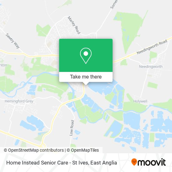 Home Instead Senior Care - St Ives map