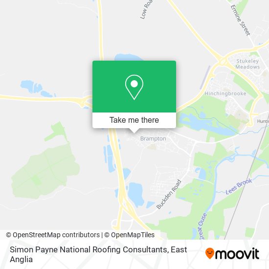 Simon Payne National Roofing Consultants map