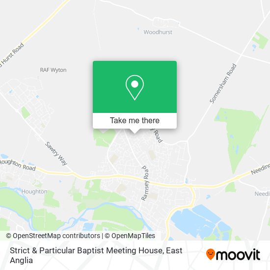 Strict & Particular Baptist Meeting House map