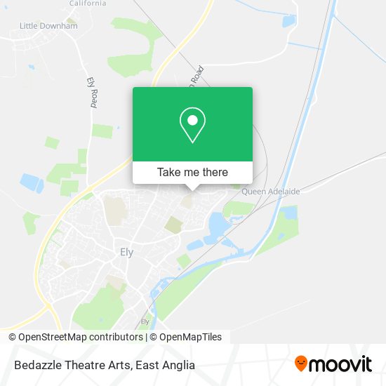 Bedazzle Theatre Arts map
