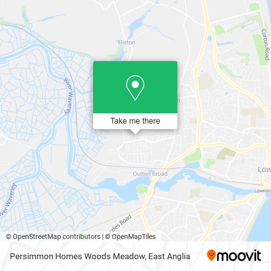 Persimmon Homes Woods Meadow map
