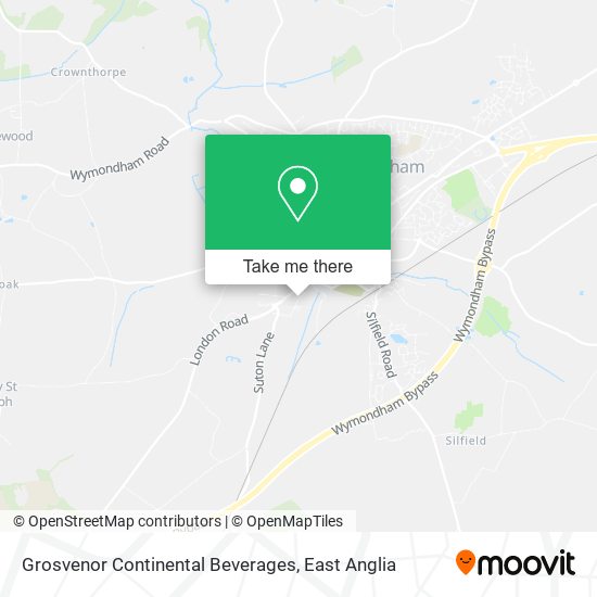 Grosvenor Continental Beverages map