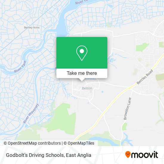 Godbolt's Driving Schools map