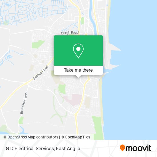 G D Electrical Services map