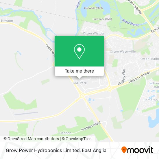 Grow Power Hydroponics Limited map