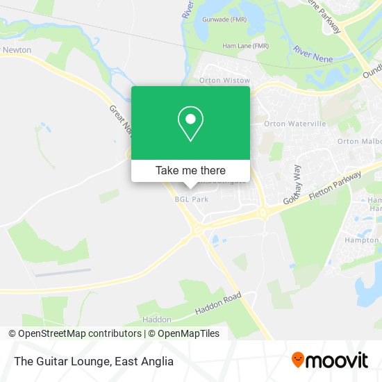 The Guitar Lounge map