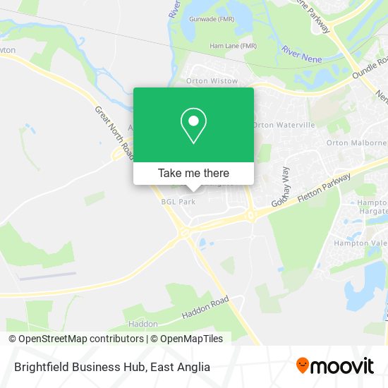 Brightfield Business Hub map