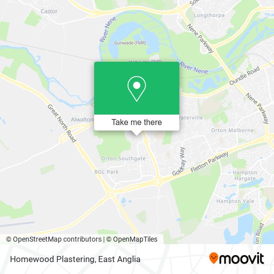 Homewood Plastering map