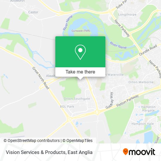 Vision Services & Products map