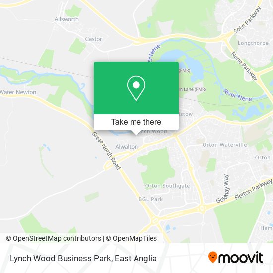 Lynch Wood Business Park map