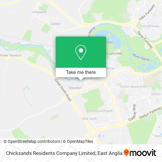 Chicksands Residents Company Limited map
