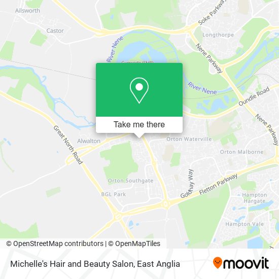 Michelle's Hair and Beauty Salon map