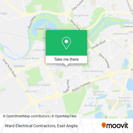 Ward Electrical Contractors map