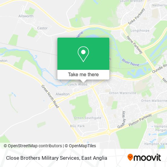 Close Brothers Military Services map