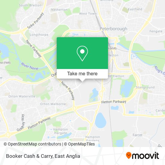 Booker Cash & Carry map