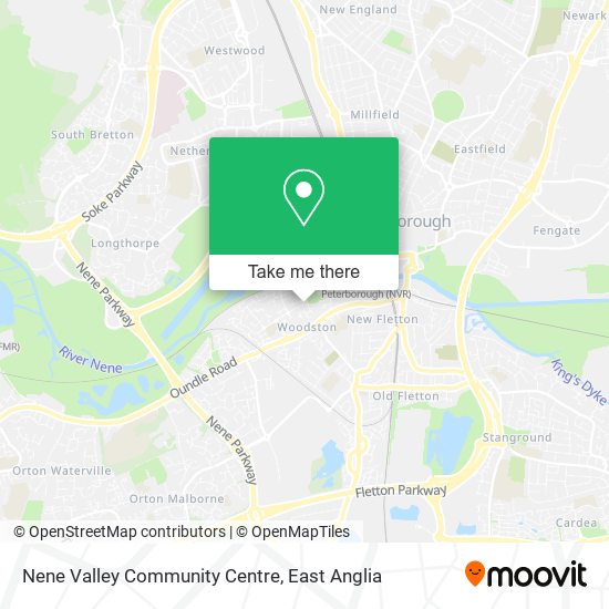 Nene Valley Community Centre map
