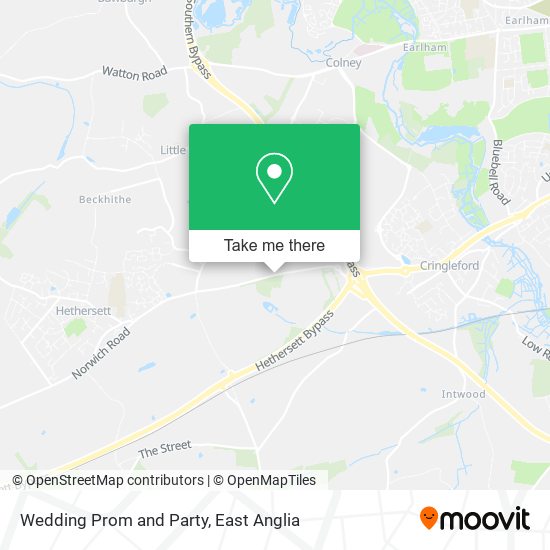 Wedding Prom and Party map