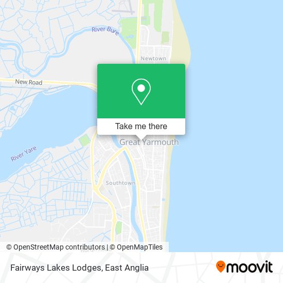 Fairways Lakes Lodges map