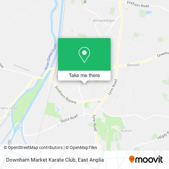 Downham Market Karate Club map