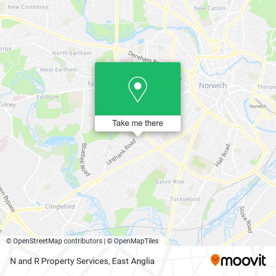 N and R Property Services map